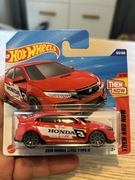 HOT WHEELS - 2018 HONDA CIVIC TYPE R - THEN AND NOW - 3/10 - 123/250