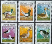 PTAKI ŚWIATA - WĘGRY Mi 3451 - 3456 ** - czysty