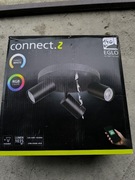 Kinkiet Eglo LED czarny lampa wisząca 3 punktowa 