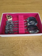 Zestaw łyżeczek do kawy WMF „Rosita” – posrebrzane 90, vintage