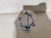 Stara Lampa Naftowa Olejowa Krosno Szkło PRL, prawdopodobnie nie używana