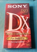 Kaseta wideo VHS Sony DX 180 - Nowa w folii