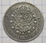 #2982 Szwecja 1 korona 1.9.2.4 srebro rzadka 