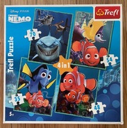 Puzzle Trefl Gdzie jest Nemo? 4w1, 207 (35, 48, 54, 70) elementów