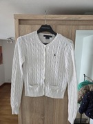 Krótki kardigan Ralph Lauren warkocz s xs