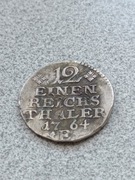 1/12 talara Fryderyk ll Wielki Królewiec E Prusy