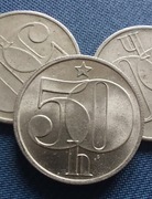 Moneta Czechosłowacja 50 Halerzy 1983