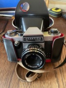 Aparat analogowy PRAKTICA NOVA I plus obiektyw