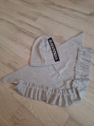 Czapka Wiosenna dla Dziewczynki Ślicznotka + chusta 