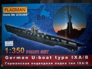 German U-boat Typ IX A/B- Flagman -     1:350