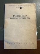 Instrukcja obsługi rowerów 1963