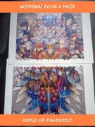 Puzzle 500 Wiedźmin Good Loot Northern Realms KOMPLET bez pudełka