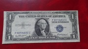 1 Dolar Silver certificate ,series 1935 F ,błąd nadruku