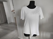 Biała bluzka damska 42 XL - 44 XXL Dress fin