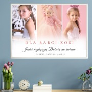 Plakat Babcia i Dziadek A4 | personalizacja | gotowy w ramce