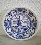 Stary, antyczny Talerz ceramiczny wiatrak-25cm