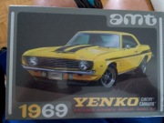 Model CHEVY CAMARO YENKO 1969 - AMT  1:25 - UNIKAT W Folii