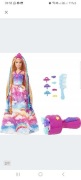 Lalka Barbie Księżniczka Zakręcone pasemka