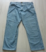 Duże męskie spodnie jeansowe LEE rozmiar XXL W40 L30 niebieskie z USA!
