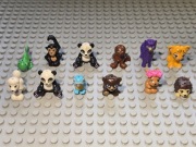 KLOCKI LEGO ELEMENTY ZWIERZĘTA MIX CASTLE ZAMEK OD 1ZŁ LICYTACJA