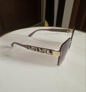 Okulary brązowe logo dior