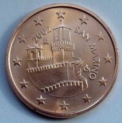 SAN MARINO 2002 5 CENTÓW UNC !!!!!!!!!!