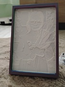 Ramka- lampka 3 d że zdjęciem lub ulubioną postacią z bajki imienna