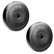 OBCIĄŻENIE BITUMICZNE 2X2,5KG KOMPOZYTOWE TALERZ KRĄŻEK SZTANGI HANTLI 5KG