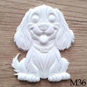 Cocer spaniel amerykański figurka do malowania magnes dla dzieci 