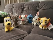 Lidl maskotki Tuptuś Sven Pua Simba Pluto Stich