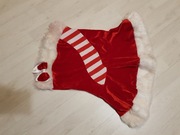 strój mikołajka elf skrzat mikołajkowa sukienka S 1404