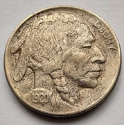 USA 5 Cent 1920 ŁADNA