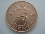 Holandia 5 centów 1948