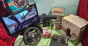 Xbox 360 1538 + Kinect + Kierownica Logitech + 28 GIER | ZESTAW