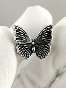 NOWY Sygnet pierścionek damski motyl motylek butterfly Regulowany