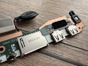 Lenovo Ideapad 5 15ARE05 moduł USB + czytnik SD + włącznik 