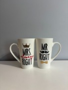 Duże kubki Mrs. Always Right i Mr. Right home&you