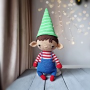 Elf szydełkowy rękodzieło 