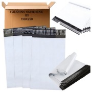 Foliopaki Kurierskie BIAŁE B5 190x250 50 szt