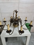 Stary żyrandol pająk 8 ramion