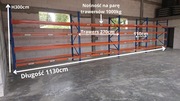 Regał magazynowy paletowy STOW H300cm G110cm trawers 270cm nośność 1000kg