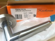 KUCHINOX KLAMKA ONYKS Z ROZETĄ SATYNA CHROM