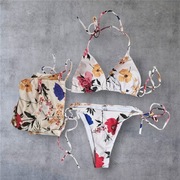 Strój kąpielowy 3-częściowy Push-up r.L narzutka