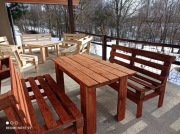 Zestaw ogrodowy, ławka z palet