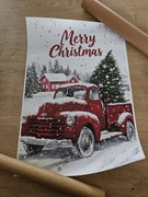 Art Deco Plakat drukowany na canvas A4