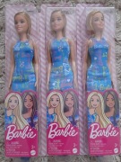 3 x Lalka Barbie Blondynka w sukience HGM59