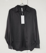 Czarna koszula a'la satyna New Yorker AMISU S nowa z metką 