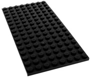 30438N LEGO 92438 6094066 płytka 8x16 czarny 1szt