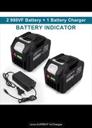 Zestaw dwóch dużych baterii akumulatorów Gisam 998vF ~ 4,5Ah