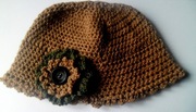 czapka  robiona szydełkiem
